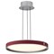 Nuvo Bandon, 20 Inch LED Pendant, Gray with Red Wrap, Acrylic Lens 62/3011 - alternate 2